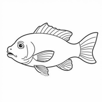 Fish Coloring Page