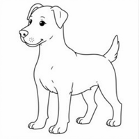 Dog Coloring Page