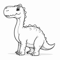 Make A Dinosaurs Coloring Page